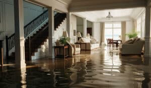 flooded-living-room-with-stairs-and-furniture-professional-restoration-services-available